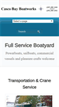 Mobile Screenshot of cascobayboatworks.com